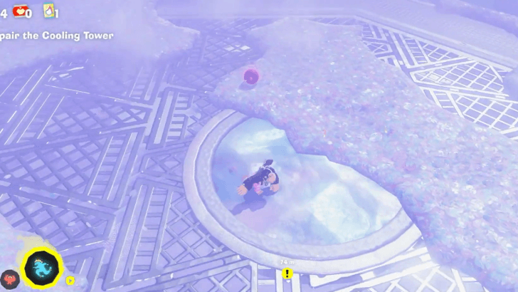 Go Down the Cooling Tower Top Floor