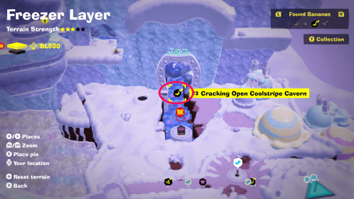 Cracking Open Coolstripe Cavern Banandium Gem Map Location