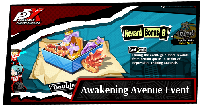Persona 5 X Realm of Repression Awakening Avenue Event