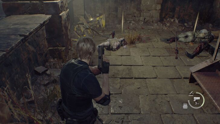 Resident Evil 4 Remake - Crawling