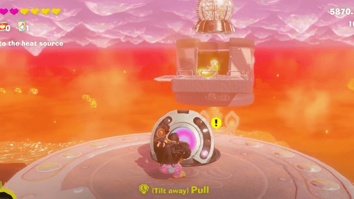 Pull the chain lever