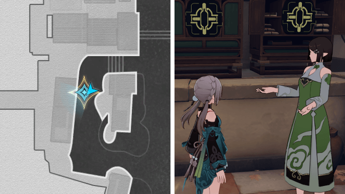 Honkai Star Rail - How to Unlock Longevity Hall Merchant Collab - Talk to Qingque and Little Tian