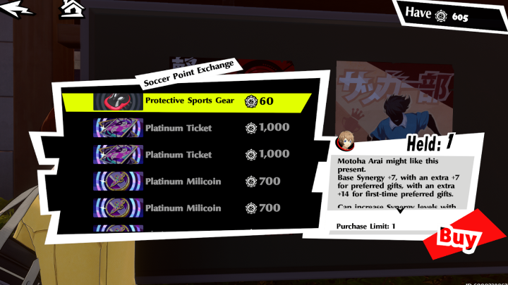 Persona 5 Phantom X - soccer team shop