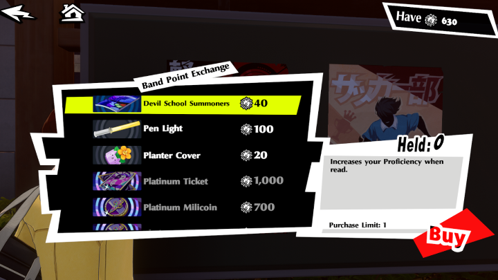 Persona 5 Phantom X - Music Club shop.png