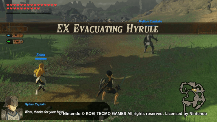 EX Evacuating Hyrule Banner