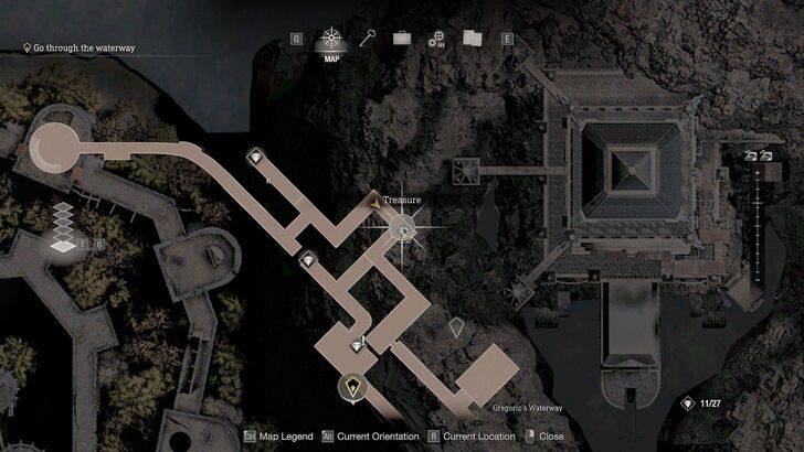 Resident Evil 4 - Chapter 5 Treasure Ruby Map