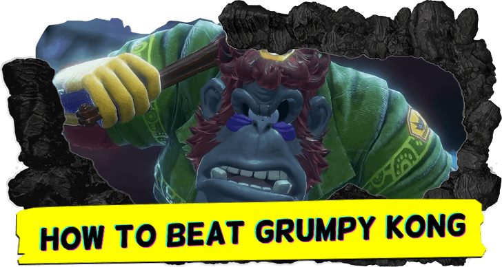 Donkey Kong Bananza How to Beat Radiance Grumpy Kong
