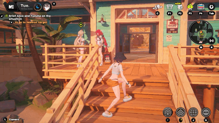 Brief Alice and Yuzuha on the Situation