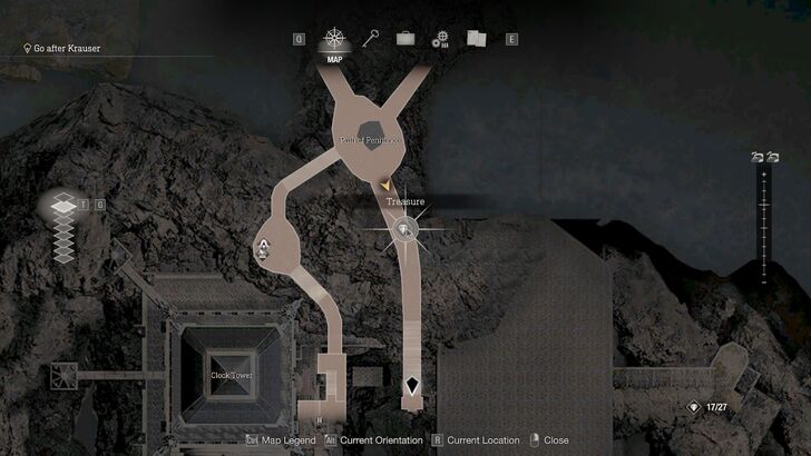 Resident Evil 4 - Chapter 5 Treasure Emerald Map