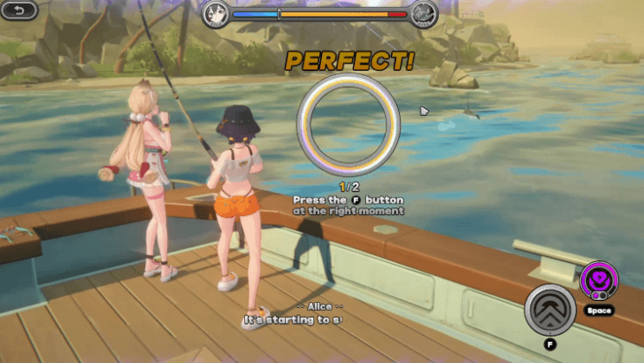 Press when the circles align