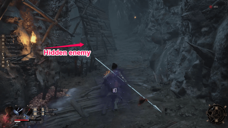 Bandit Cave Hidden Enemy