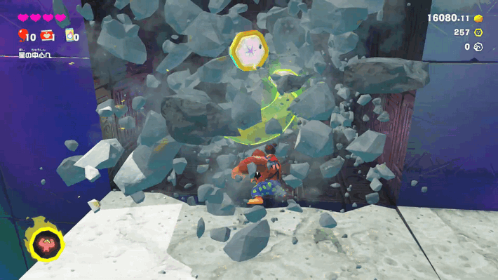 The Shifty Path under the Village Banandium Gem Overworld Location