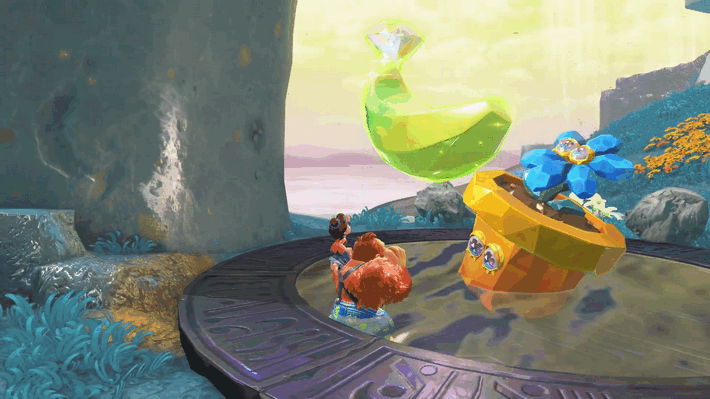 Bloomed in the Hilltop Banandium Gem Overworld Location