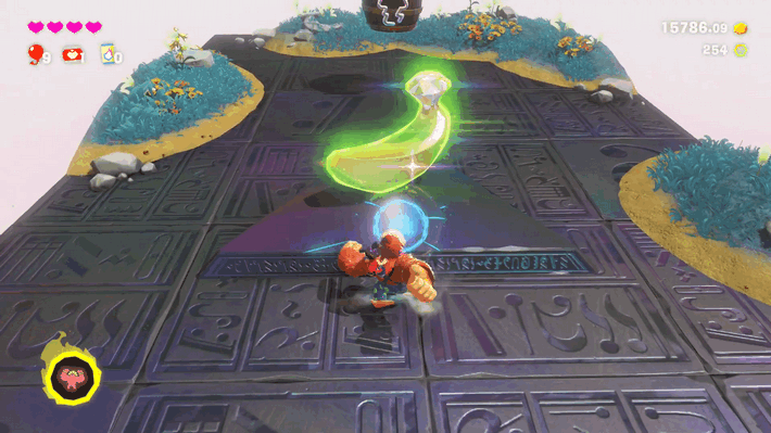 Make-Your-Own Platforms Banandium Gem Overworld Location