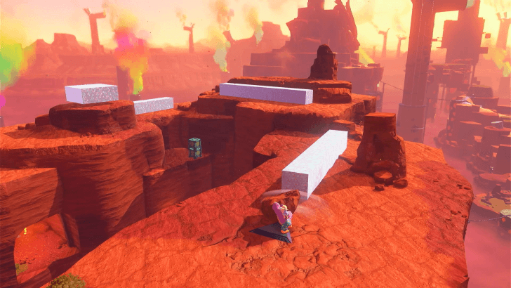 Shifty Smash Cliff Valley Banandium Gem Overworld Location