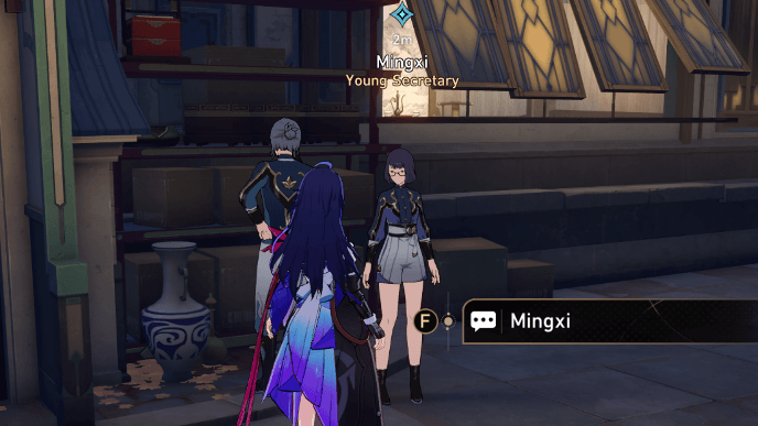 Honkai Star Rail - How to Unlock Heron Express Merchant Collab - Talk with Mingxi