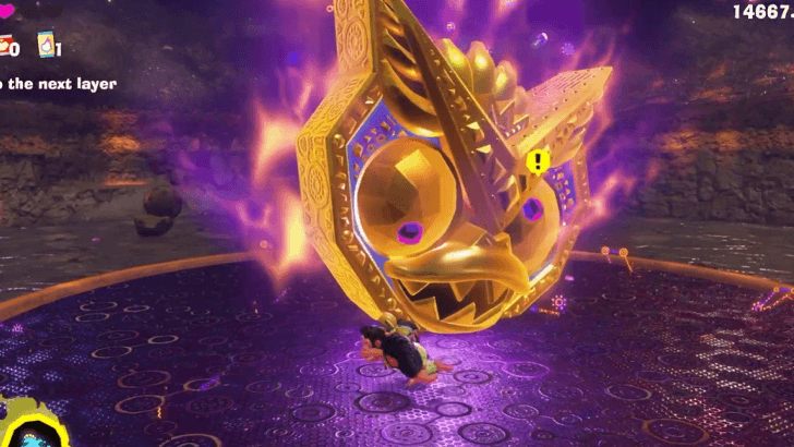 Destroy the Void Stake in the Landfill Layer