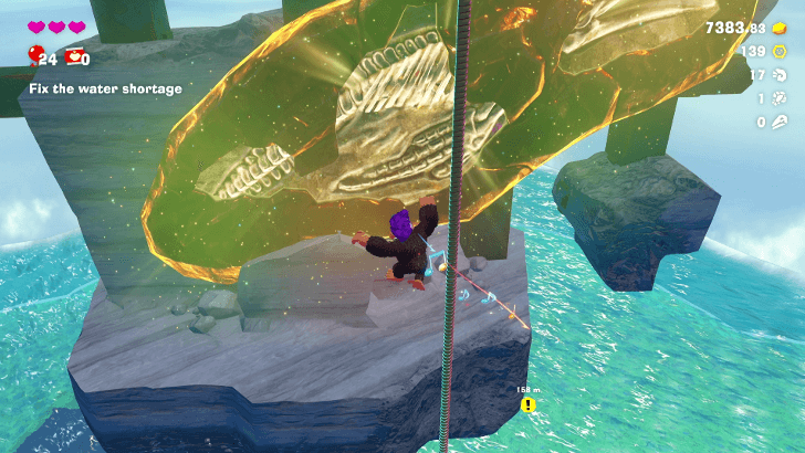 DK Bananza - Whale Guide - Head Down to Activate