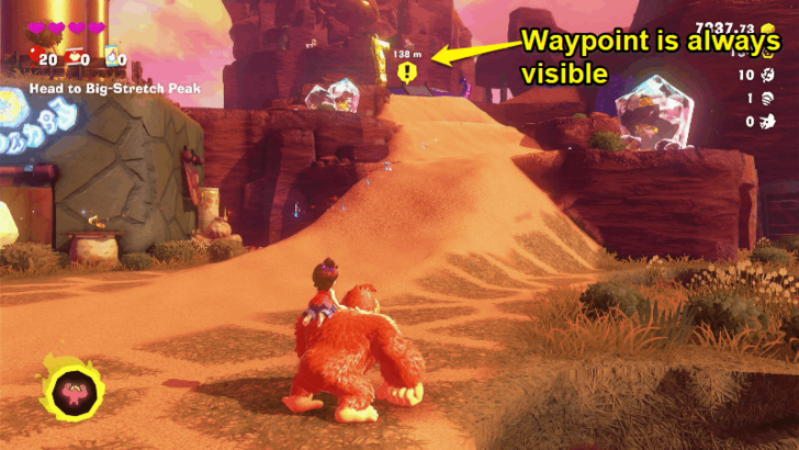 Shows Main Quest Waypoint by Default