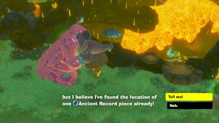 Elephant Showing the Location of the First Record Piece