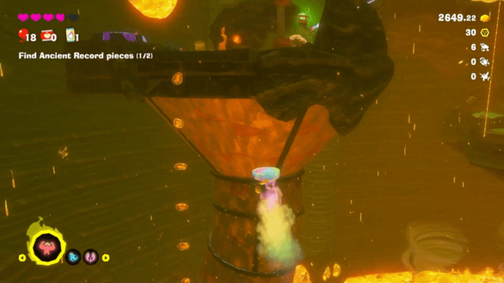 Use Liftoff Ore to Get to the Higher Platform