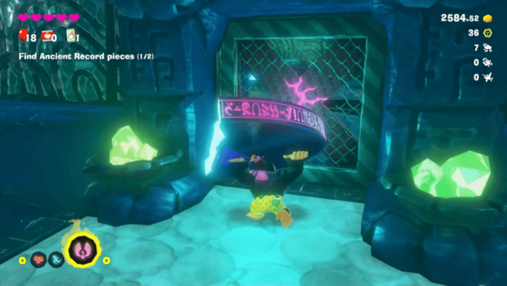 Break the Doorway with the Record Piece