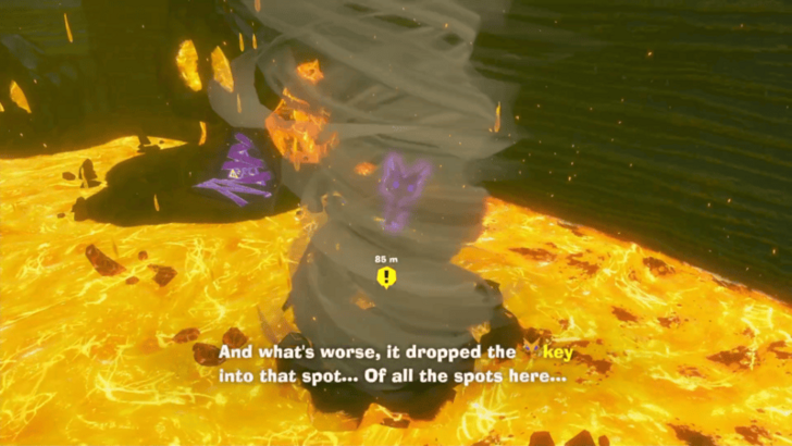 Key Inside a Tornado