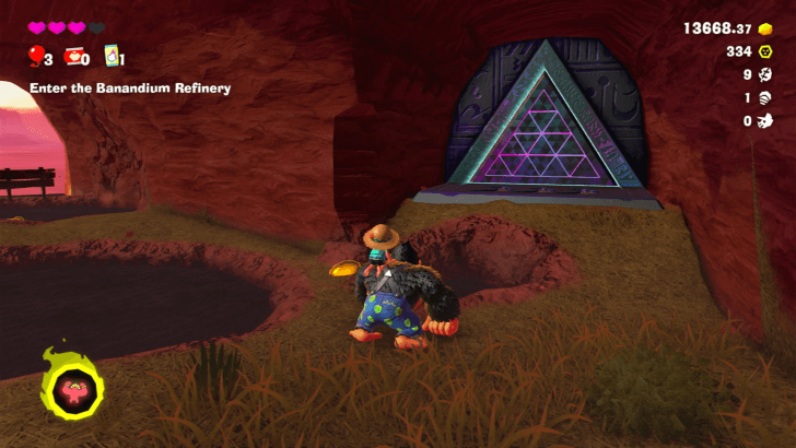 Canyon Layer Challenge Course 2 Overworld Location