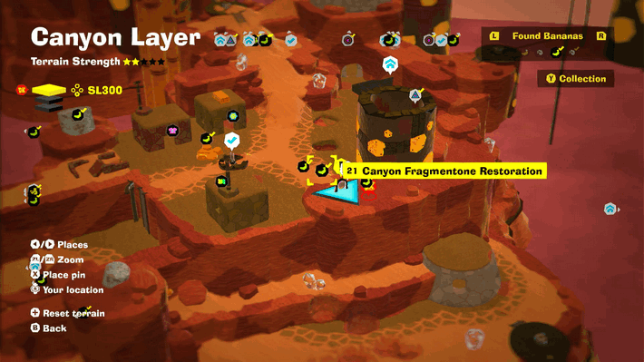 Canyon Fragmentone Restoration Banandium Gem Map Location