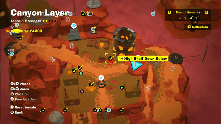 High Shelf Down Below Banandium Gem Map Location