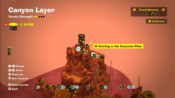 Circling in the Concrete Pillar Banandium Gem Map Location