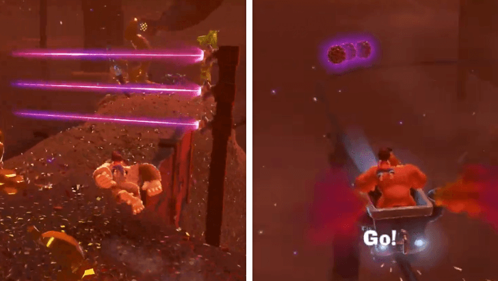 DK Bananza - Triceratops Guide - Laser and Minecart