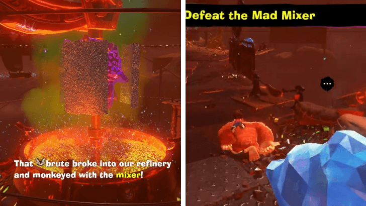 DK Bananza - Triceratops Guide - Mad Mixer Fractone