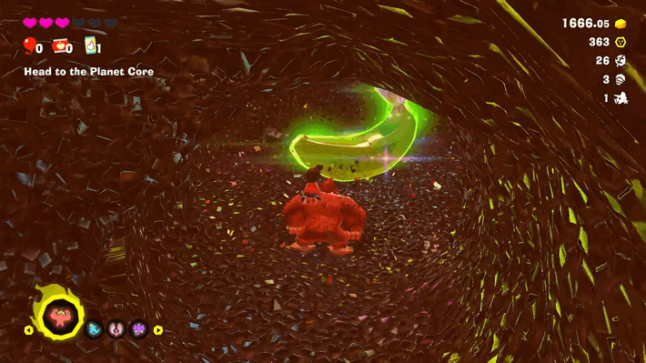 Treasure by the Triceratops Banandium Gem Overworld Location