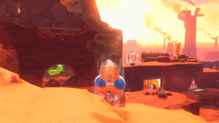 Banandium Gem in the House Banandium Gem Overworld Location