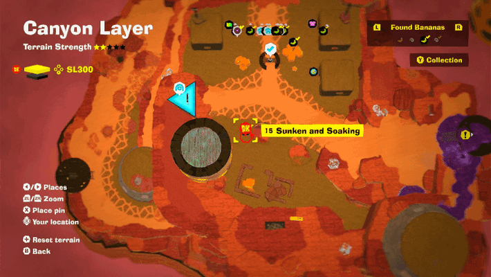 Sunken and Soaking Banandium Gem Map Location