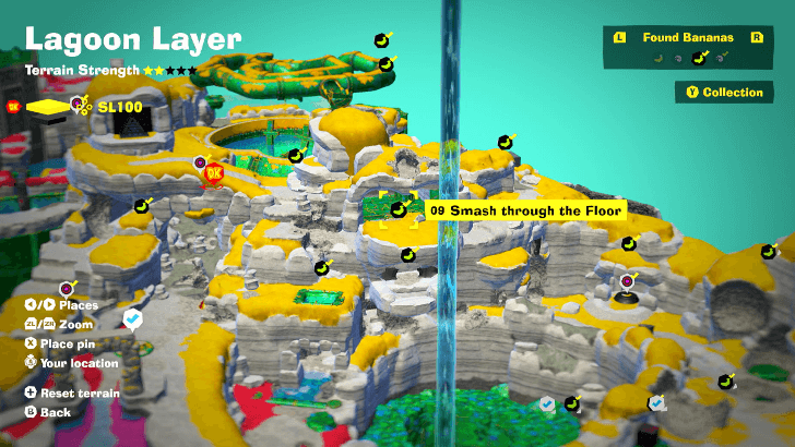 Smash through the Floor Banandium Gem Map Location