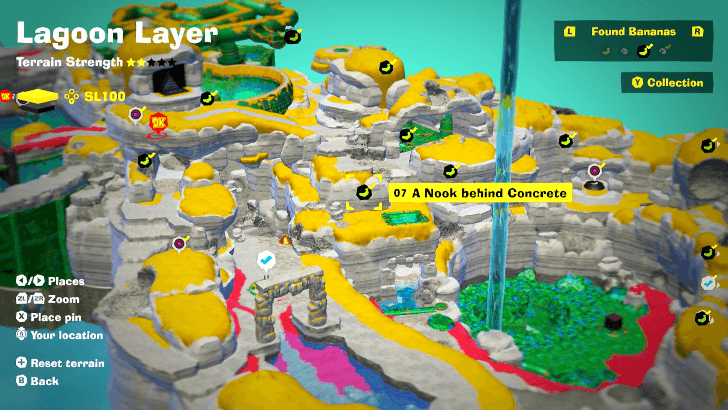 A Nook behind Concrete Banandium Gem Map Location