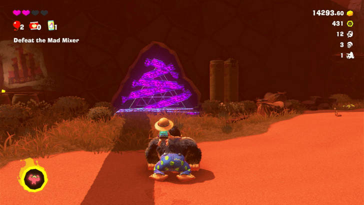 Canyon Layer Challenge Course 4 Overworld Location