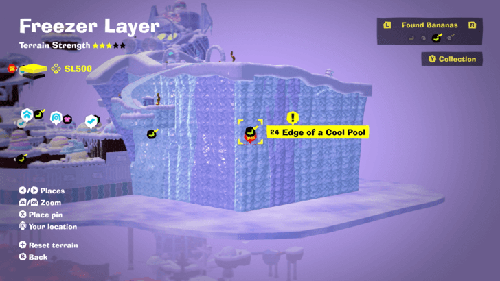 Edge of a Cool Pool Banandium Gem Map Location