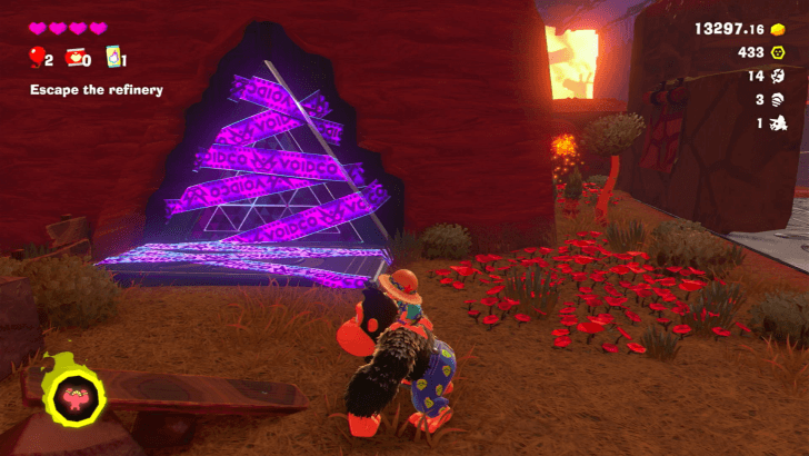 Canyon Layer Challenge Course 5 Overworld Location