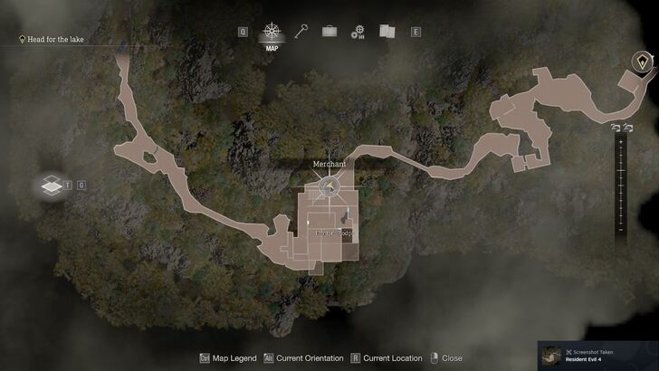 Resident Evil 4 - Chapter 1 New Game Plus Merchant Map