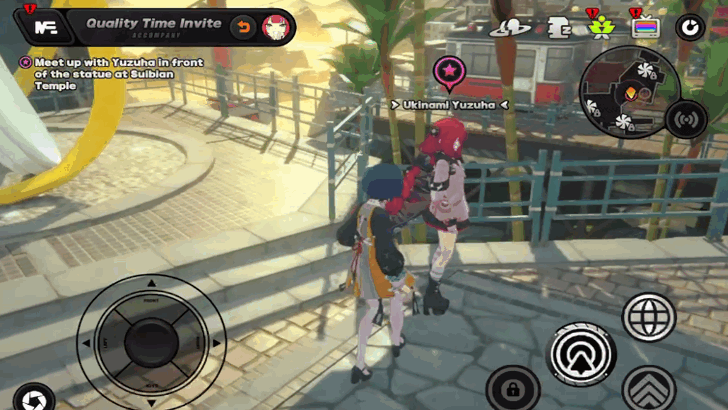 Meet up with Yuzuha at Suibian Temple