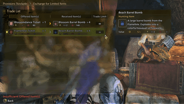 Trade Beach Barrel Bomb