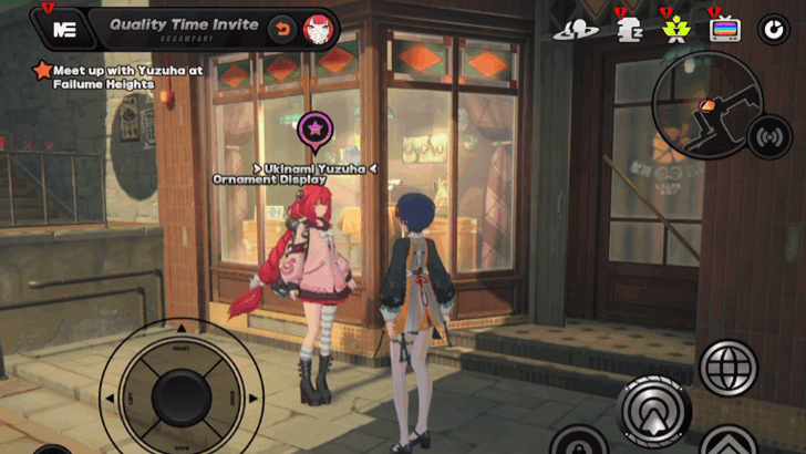 Meet up with Yuzuha at Failume Heights