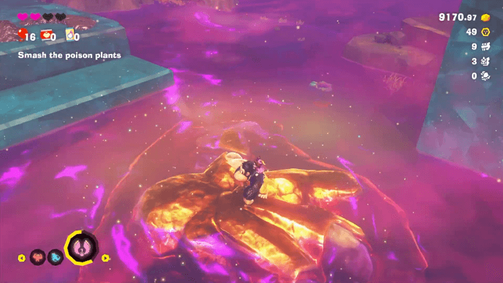 DK Bananza - Spider Guide - Poison Level