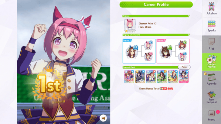 Haru Urara 1st Place