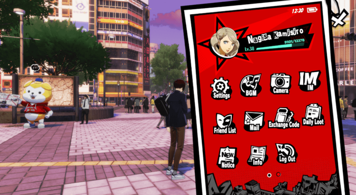 Open Menu and Select Friend List