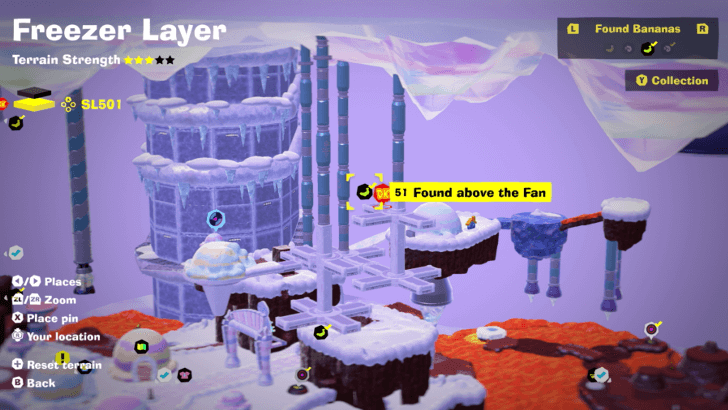 Found above the Fan Banandium Gem Map Location