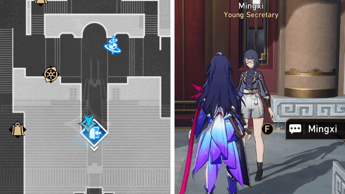 Honkai Star Rail - Back in Business 4 - Meet Mingxi at Palace of Astrum